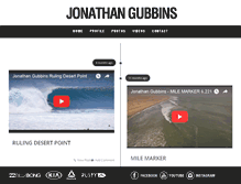 Tablet Screenshot of jonathangubbins.com